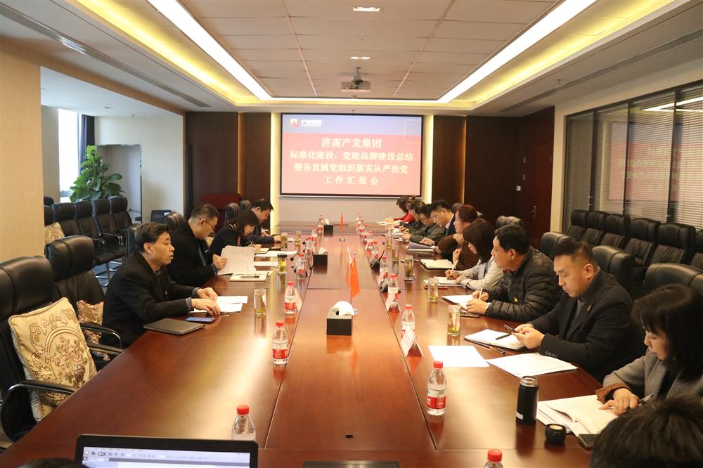 集團黨委召開黨組織標(biāo)準(zhǔn)化建設(shè)、 黨建品牌建設(shè)活動總結(jié)暨各直屬黨組織落實從嚴(yán)治黨工作匯報會議